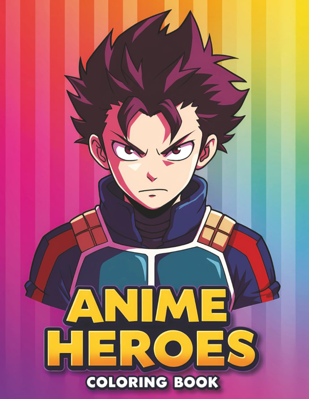 Epic Anime Heroes Coloring Book: A Legendary Collection of Japanese-Inspired Characters for Kids & Teens