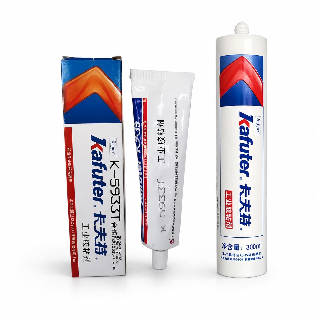 VIDOO Kafuter K-5933T Płynny Cement do Złączy, Niekorozyjny Mastyks Utwardzany Wilgocią do Ram Wyświetlaczy Optoelektronicznych - 300ml