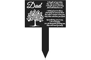 Waterproof Cemetery Memorial Stakes for Day of the Dead Decorations