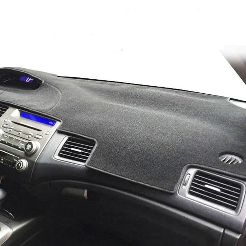 Cubierta de Salpicadero de Coche para Citroen C-Elysee 2012-2018, Alfombrillas Antideslizante Aislamiento Térmico Apagón Accesorios de Coche