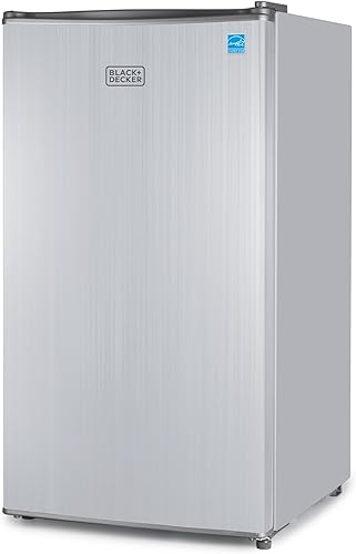Miniatura 10 de BLACK+DECKER Refrigerador compacto de 1.7 pies cúbicos, certificado ENERGY STAR, mini refrigerador de una sola puerta con compartimento enfriador