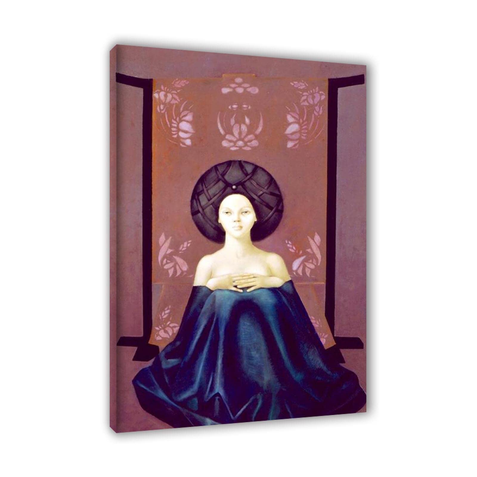 Leonor Fini sztuka ścienna oprawione słynne obrazy 'Surrealizm Giclee' nadruk na płótnie - reprodukcja na płótnie - obrazy graficzne do salonu dekoracja 30 x 45 cm, oprawione