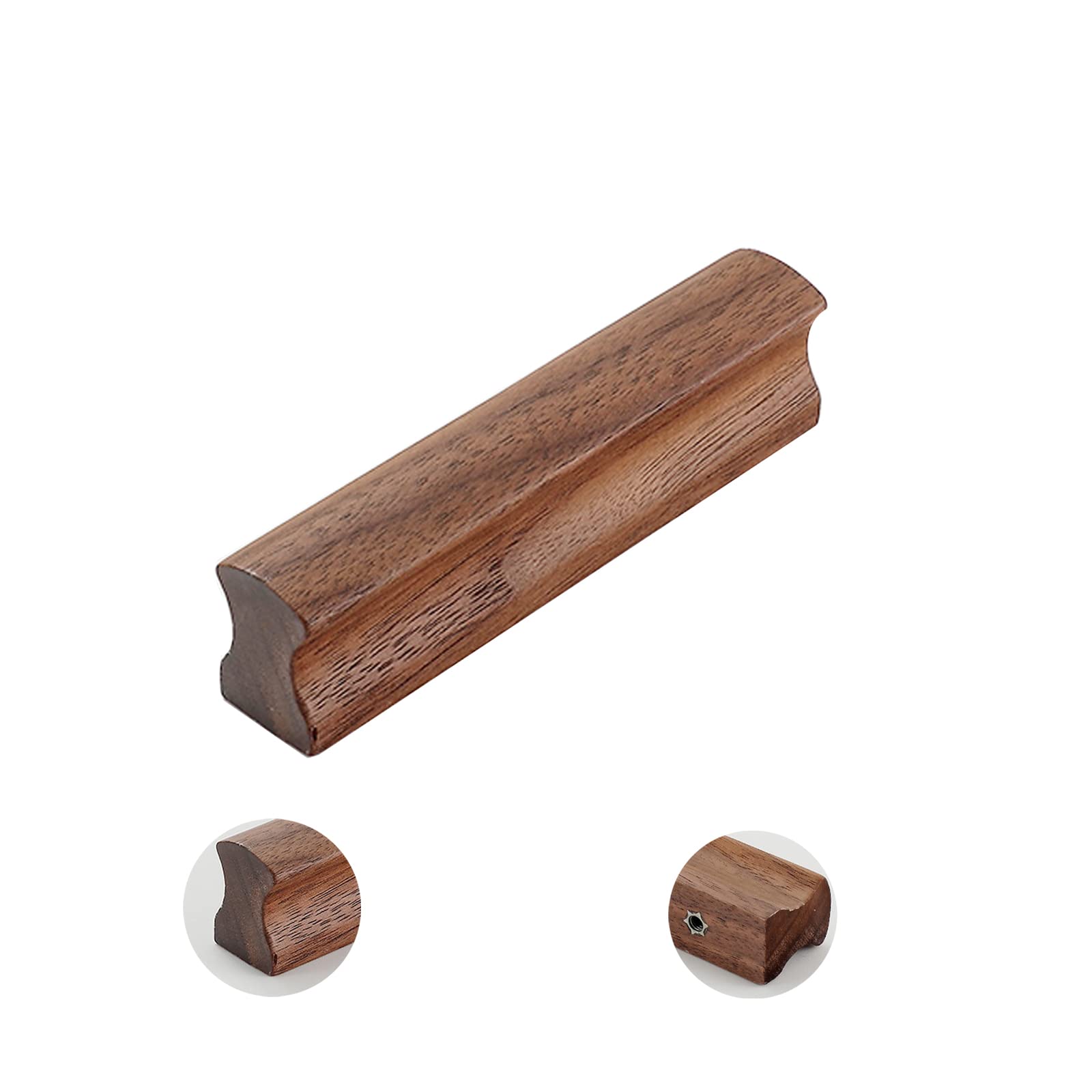 Kitchen Cabinet Wood Drawer Pull Handles Pull Handle Door Handle Pulls Bow Shaped Handle for Furniture Wardrobe Cupboard Closet Drawer Handle Pull (Length 100mm)