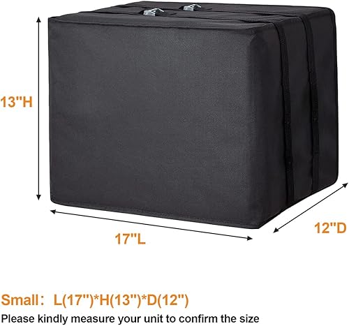 Miniatura 4 de Cubierta de aislamiento de aire acondicionado de ventana para unidad exterior, a prueba de polvo al aire libre e impermeable, 3 capas, 18.1 pulgadas