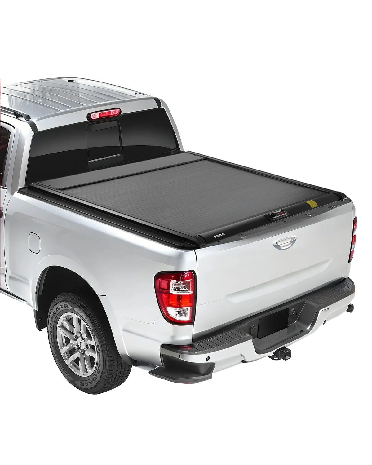 VEVOR Retractable Tonneau Cover, 5.7 ft Hard Retractable Tonneau Cover with Built-in Drainage Pipe for 2021-2024 Dodge Ram 1500 Crew Cab, Customized