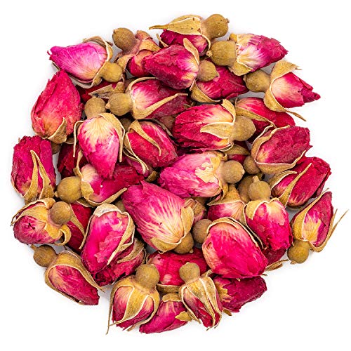 oriarmcha 250g / 8.82oz Pingyin Rose Buds Tea - Té De Capullos De Rosa Roja Hierbas Secas - Capullos De Flor De Té De Hierbas De Rosa Chino Cover