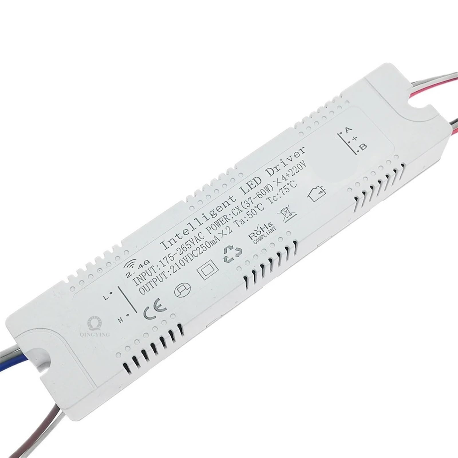 1 Stück 2,4 G LED-Treibermodul 37–60 W x 4 + 220 V, Farbdimmung und veränderbar for Deckenleuchte