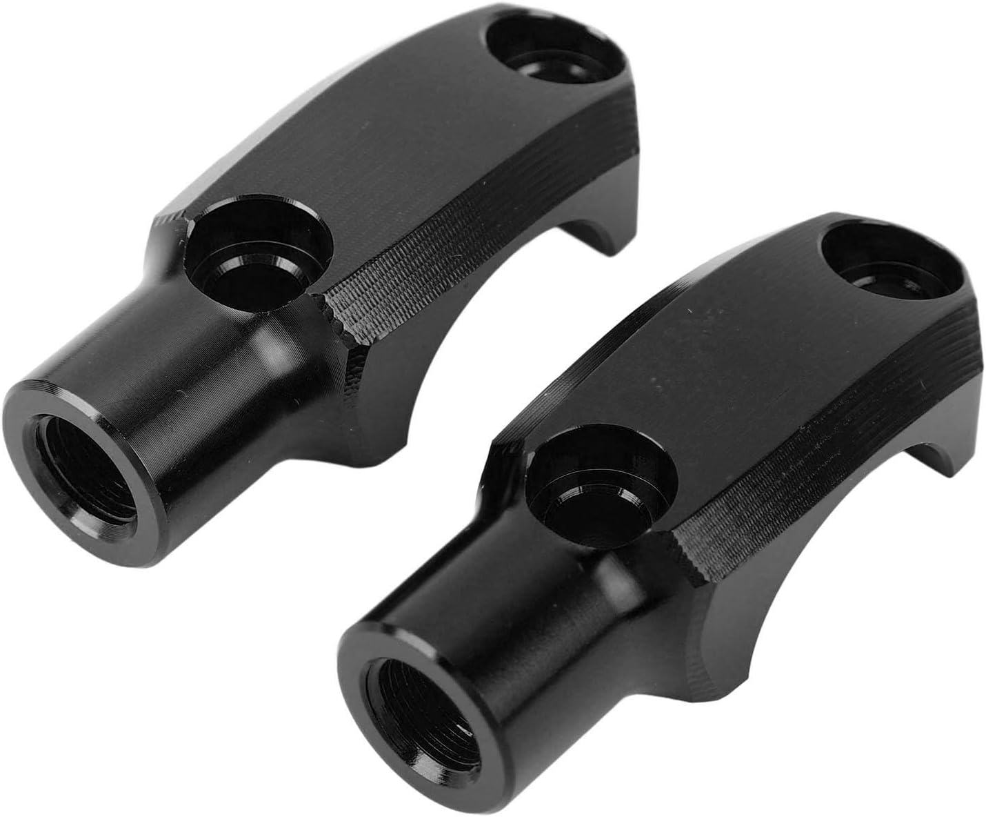 Wspornik Lusterka Wstecznego Motocykla Wysoka trwałość Zacisk Lusterka na kierownicę M10 X 1,25 dla GSR 600 GSR 750 (BLACK)