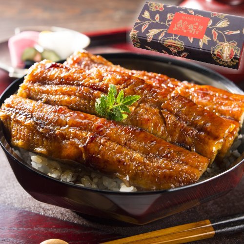 鰻楽 国産ハーブうなぎ蒲焼 【特大】長焼2尾入 計400g以上