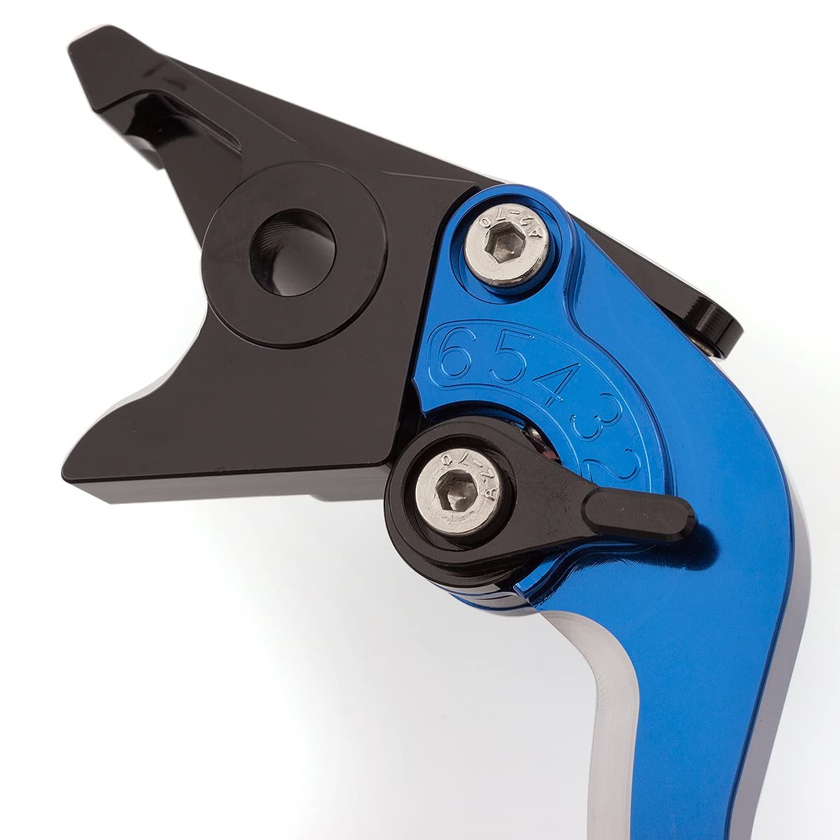Moto embraiagem de travão Accesorios De Motocicleta Manijas De Palanca De Embrague De Freno Aluminio CNC para Y&amaha FJR 1300 Racer para SUPERTENERE XT1200ZE 2004-2020 (Color : Black)