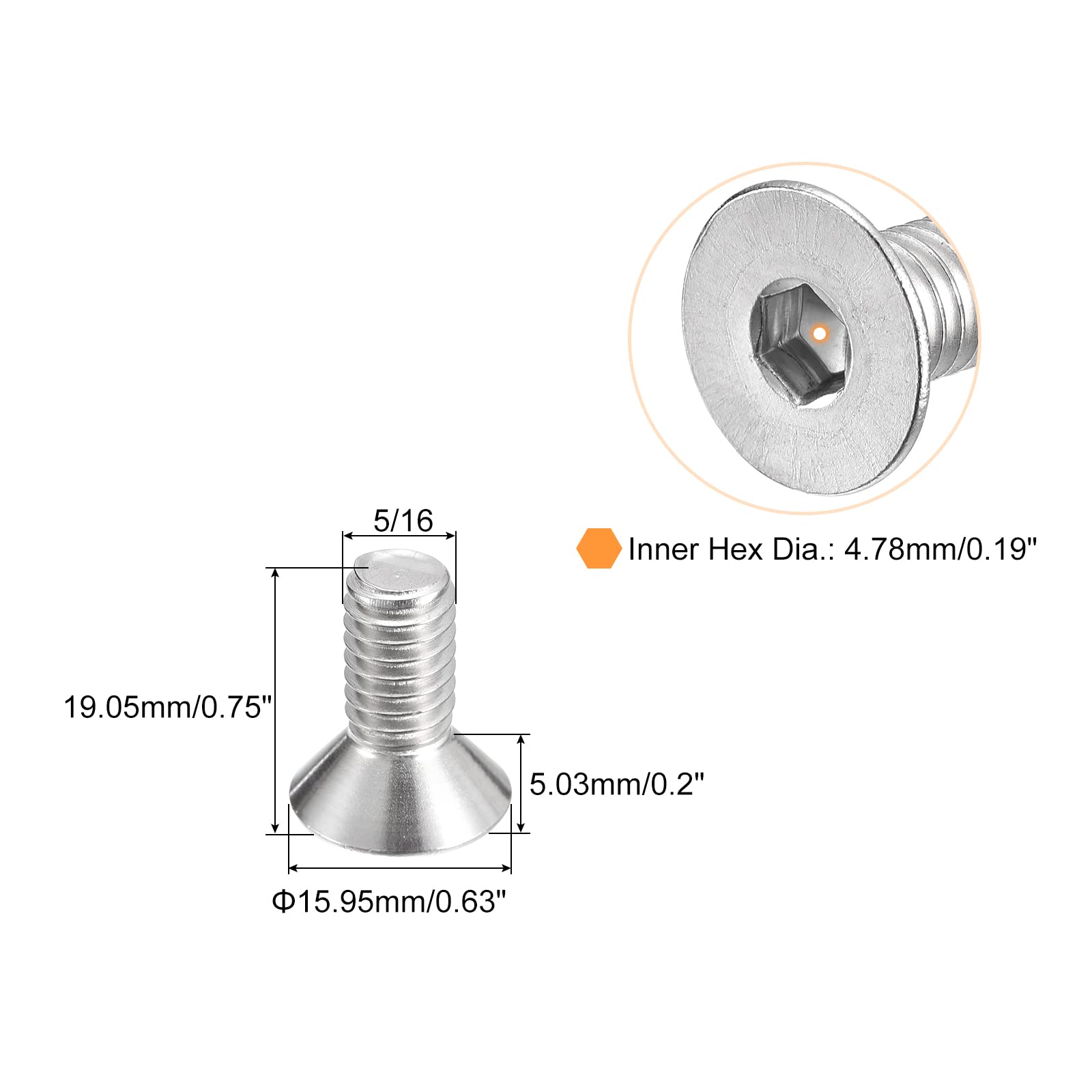 BQLZR - Set Di 100 Viti Con Testa A Bottone M4 In Acciaio INOX - Foto 10