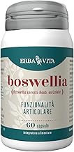 ERBA VITA Integratore Alimentare di Boswellia- 60 Capsule - Favorisce la funzionalità articolare e il benessere del sistrema digerente, 60 unità, 1