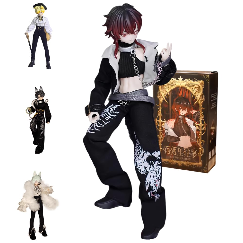niannyyhouse BJD Blind Box Figurines, Sicily Memories Series, Ball Jointed Doll with Clothes, Action Figure Collectable (1PC)