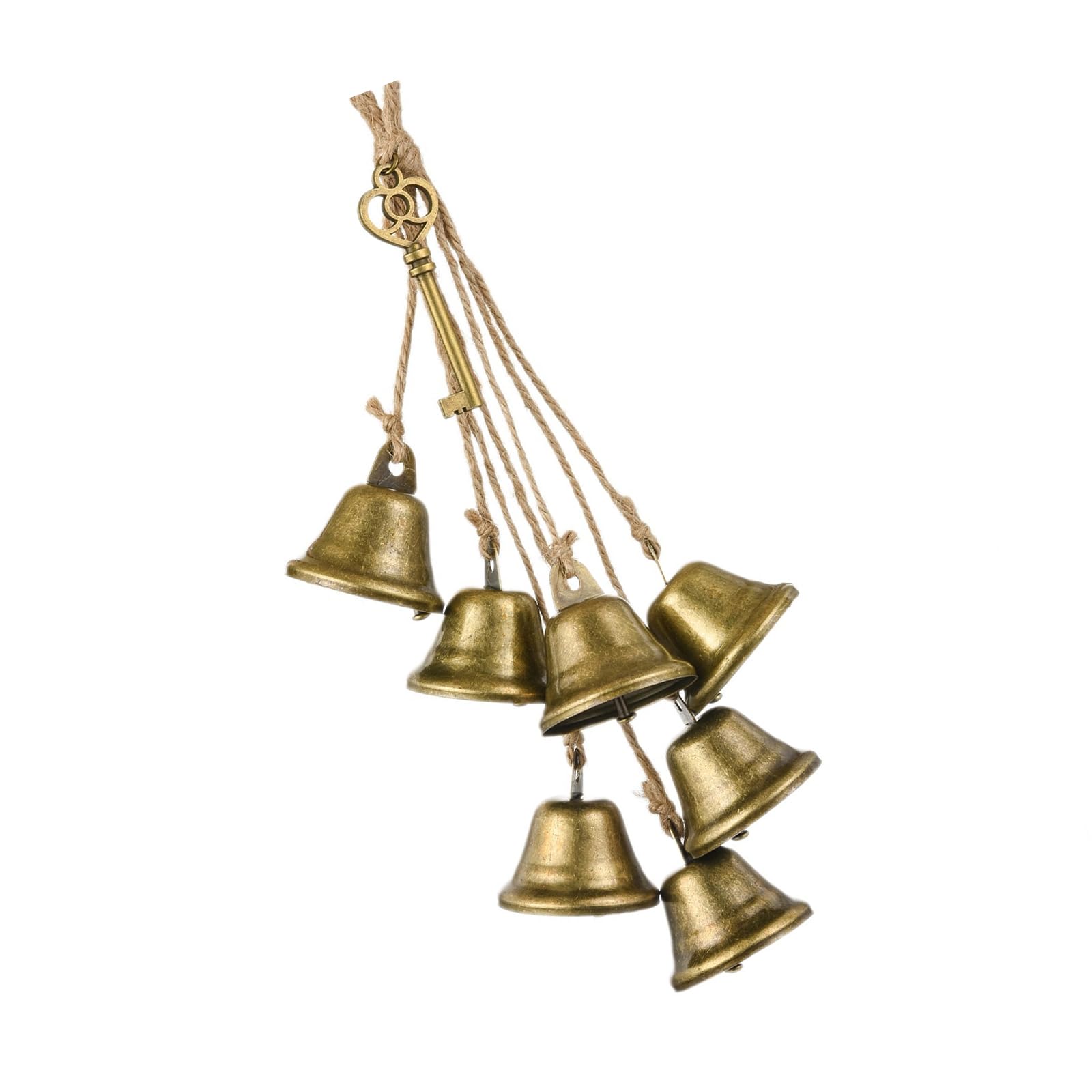 Cazstyk Jm02218 Wood Copper Wind Chimes Hanging Bells For Decorative Doorbells Decoration Decorative Hanging Bells