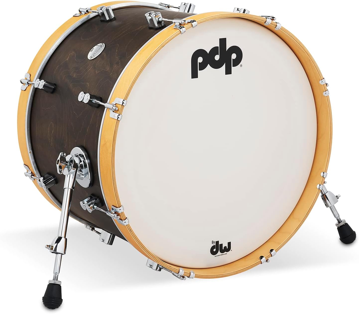 PDP Concept Classic Kick Drum, 14x20, Walnut/Natural Hoops