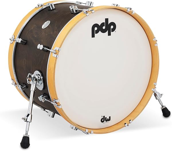 Pacific Drums Concept Classic Bęben Basowy 20″ x 14”, Walnut Stain, Obręcze Natural Stain