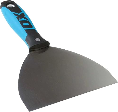 Miniatura 5 de OX Pro Juego de 6 cuchillos para juntas de yeso de acero inoxidable con cinta de yeso y bandeja de barro de 12 pulgadas y bolsa de herramientas de