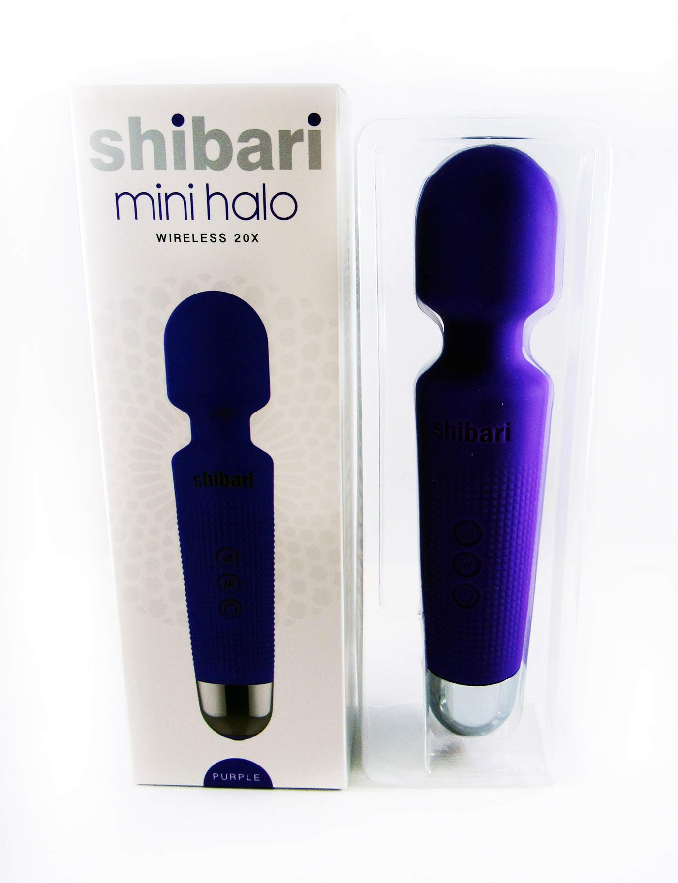Shibari Mini Halo Vibrator, Wand Massager, Cordless, Quiet, High Power & Waterproof, Vibration Clitoris Stimulation, Adult Sex Toys, Personal Vibe for Women ()