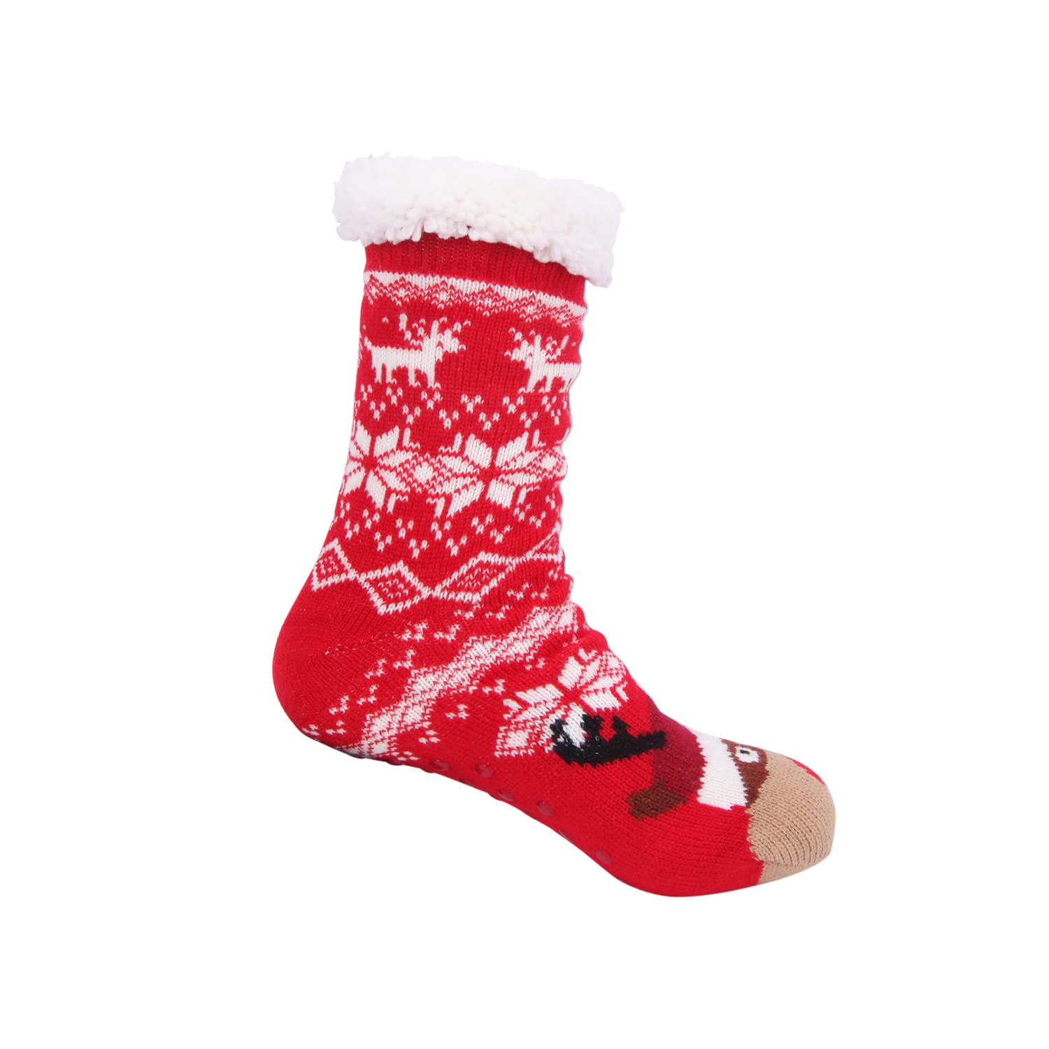 Chaussettes Chaussons Antidérapantes ITODA - Polaire Corail Animaux 35-41