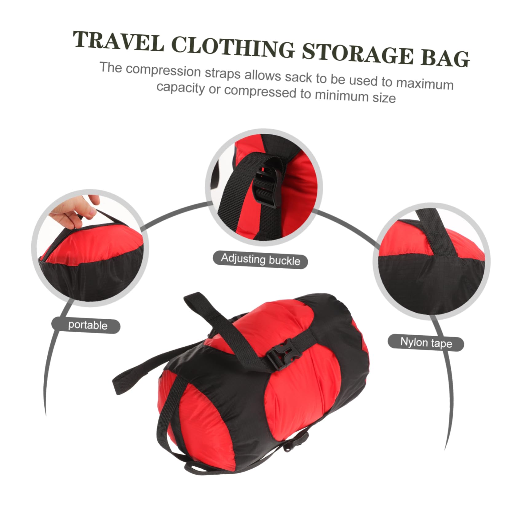 Outanaya Sleeping Bag Organizer Compression Sack for Camping Travel Compression Bag Camping Supplies Hiking Sleeping Sack Holder