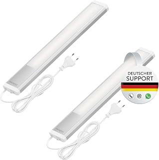 Oktaplex 2er Set Riva LED Unterschrankleuchte flach 40cm warmweiß