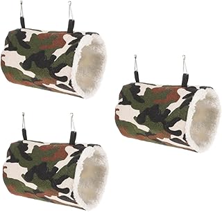 Didiseaon 3 Pçs Papagaio Túnel Rede Planador De Açúcar Ninho Hamster Acessórios Hamster Rede Rato Cama De Dormir Hamster Cama De Dormir Furão Gaiola Acessórios Cobaia Brinquedos De Pelúcia