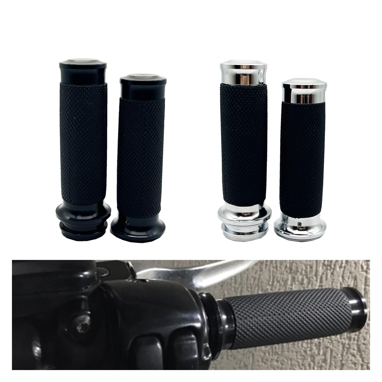Manopole Manubrio Moto 1 "manopole Acceleratore Elettronico Da 25mm Per Har&ley Touring Street Electra Glide FLHX Softail Slim FLHR Manopole manubrio