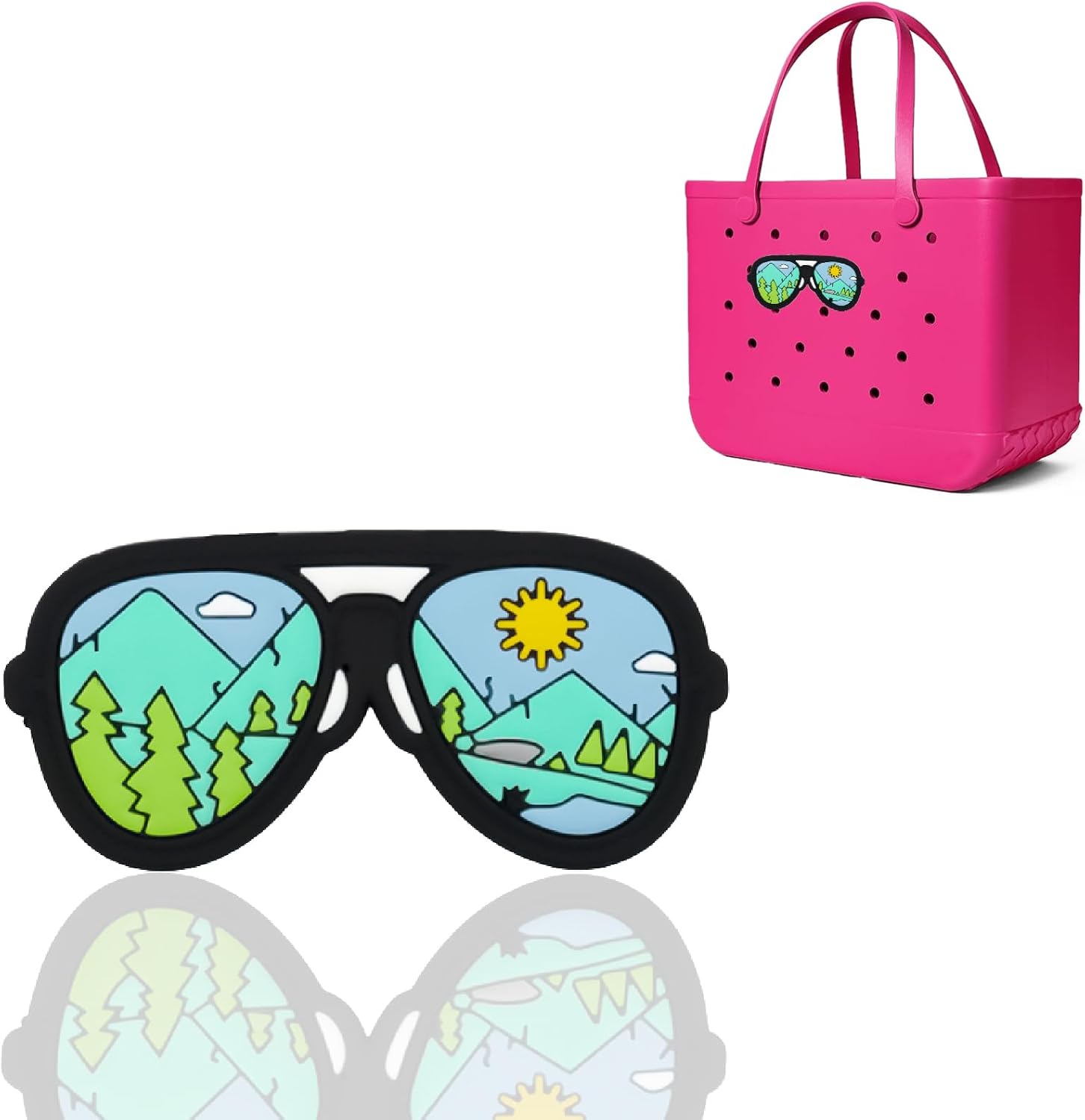 Charms for Bogg Bag ,Waterproof Beach Tote Decor, Fit 14-16mm Holes