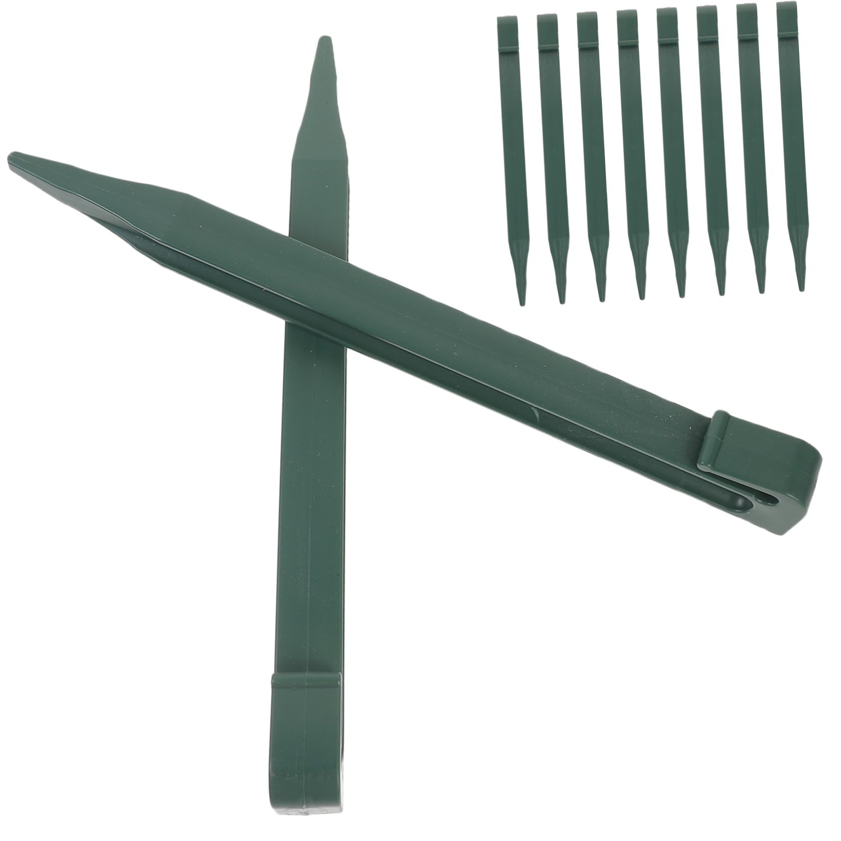Gatuida 10pezzi Picchetti per Bordure da Giardino in Picchetti per Paesaggistica Fai da Te per Fissaggio Prato e Tessuti Resistenti e Riutilizzabili