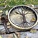 FINDYUN Tree of Life Shaman Drum, Siberian Drum Spirit Music, Handcrafted Wood+Leather, 25cm Diameter