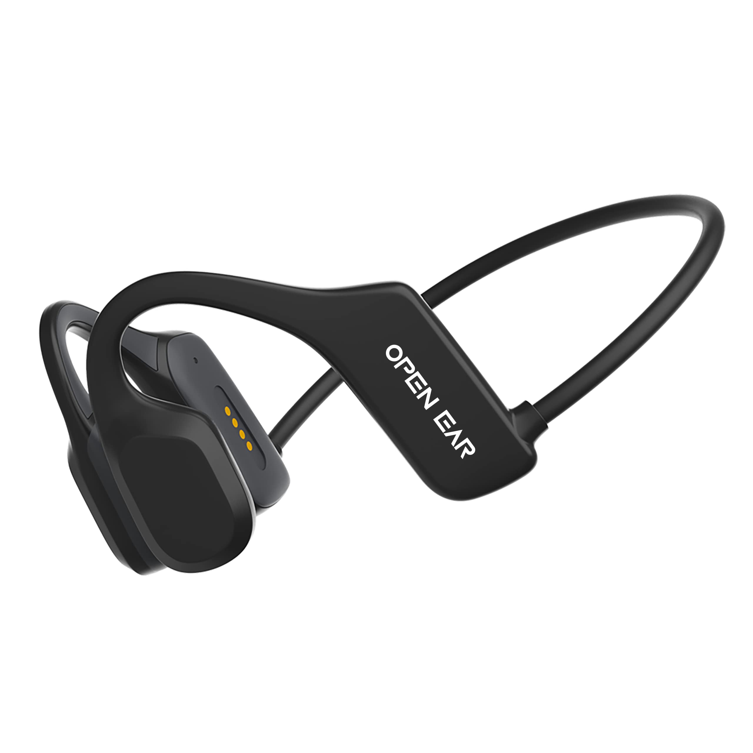 Bone Conduction Headphones,IPX5 Open-Ear Wireless Bluetooth 5.3 Magnetic Charging with Mic, 6Hr Playtime, Waterproof Sweatproof Earphones for Sports, Running, Gym, Hiking, Cycling - Black-image-33