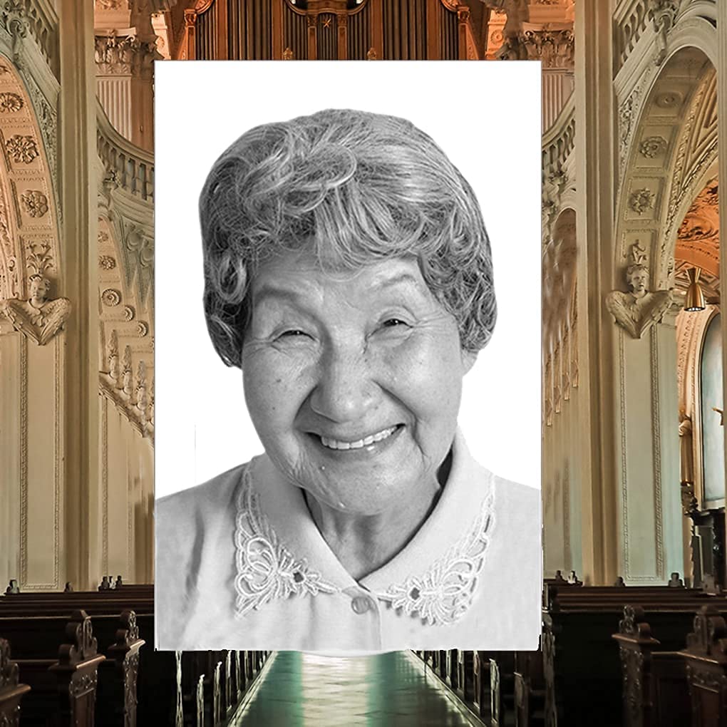 TINAYAUE Personalized Porcelain Portrait Picture for Headstone Ceramic Tombstone Photo Custom Memorial Photo Tile for Monument Cemetery - Free Professional Photo Edit