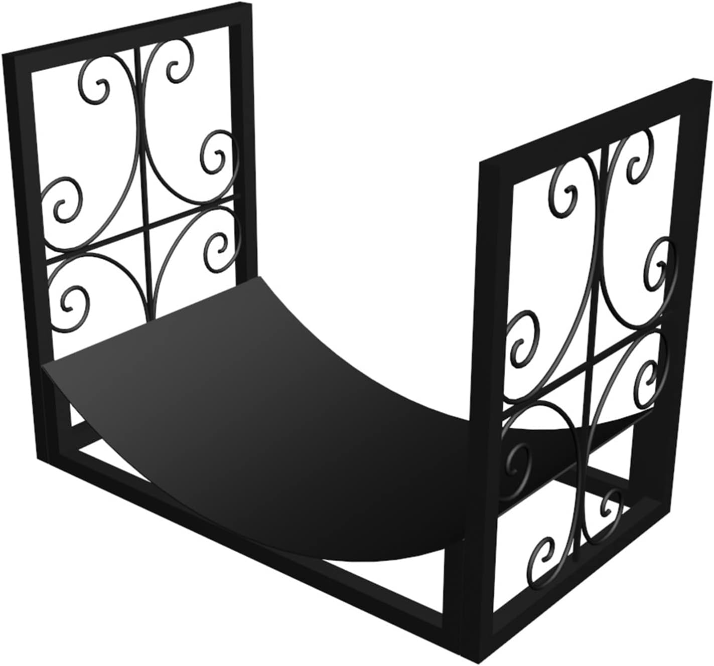 Firewood Rack Firewood Racks Detachable Wood Stacker for Fireplace, Rust-Resistant Firewood Storage Brackets, 18inch Tall Firewood Rack for Back Deck Under The