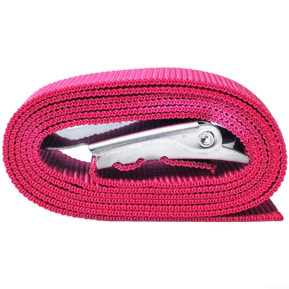 Quick Release Scuba Diving Weight Belt, With 170Cm Long 5Cm Wide Polyester Strap, Stainless Steel Buckle, For Scuba Diving, Snorkeling, Free Diving(Pink)