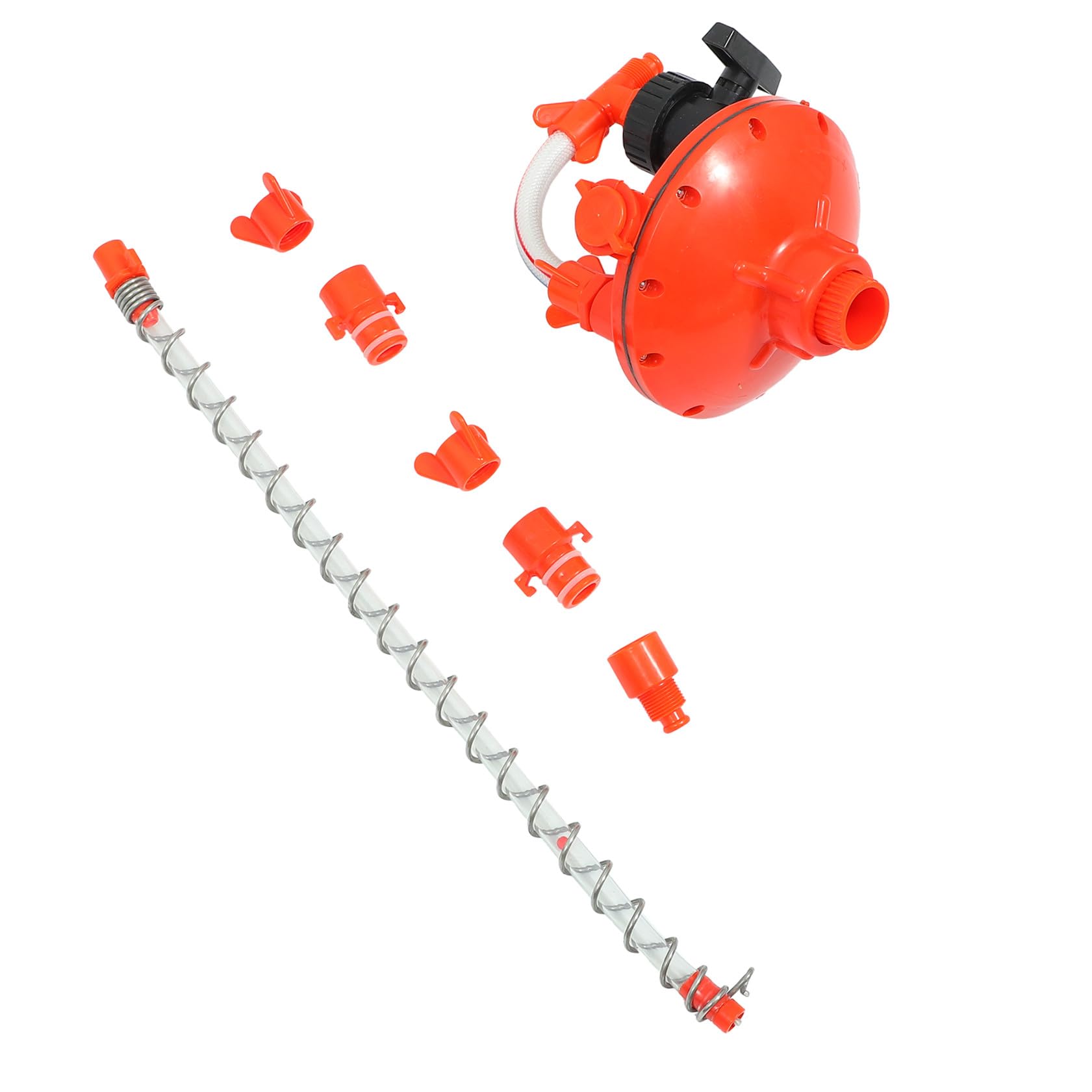 Didiseaon Regolatore di Pressione Rosso Abbeveratoio Galline per e in Plastica Funzione di Evitare Perdite Allevamento Polli e Abbeveratoi Automatici