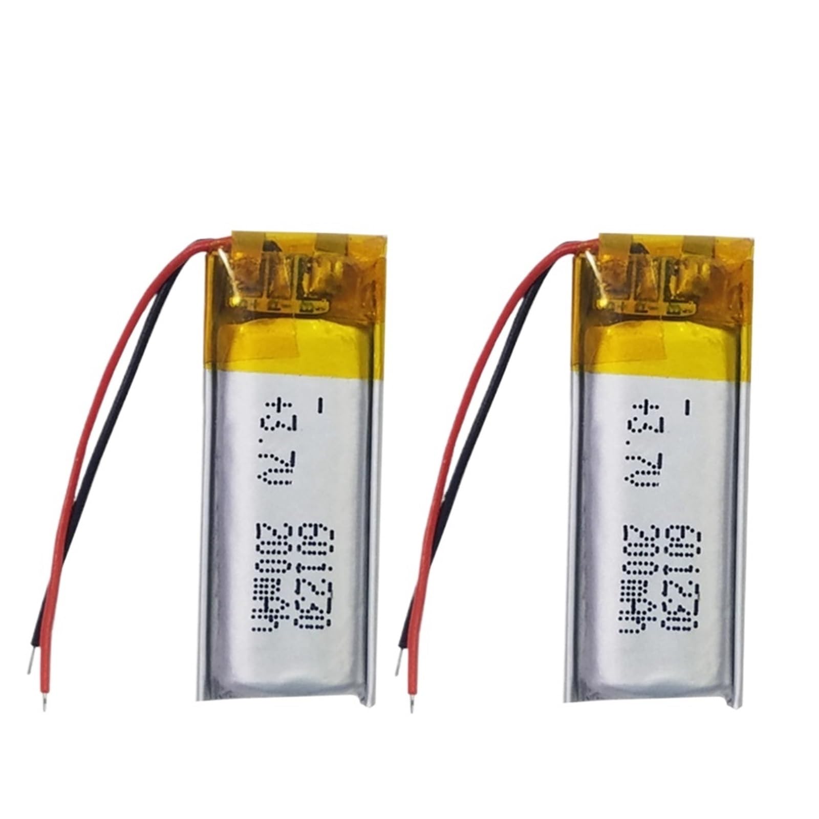 601230 3,7 V 200 mAh Dimensioni 60 * 30 * 12 mm 2 pezzi