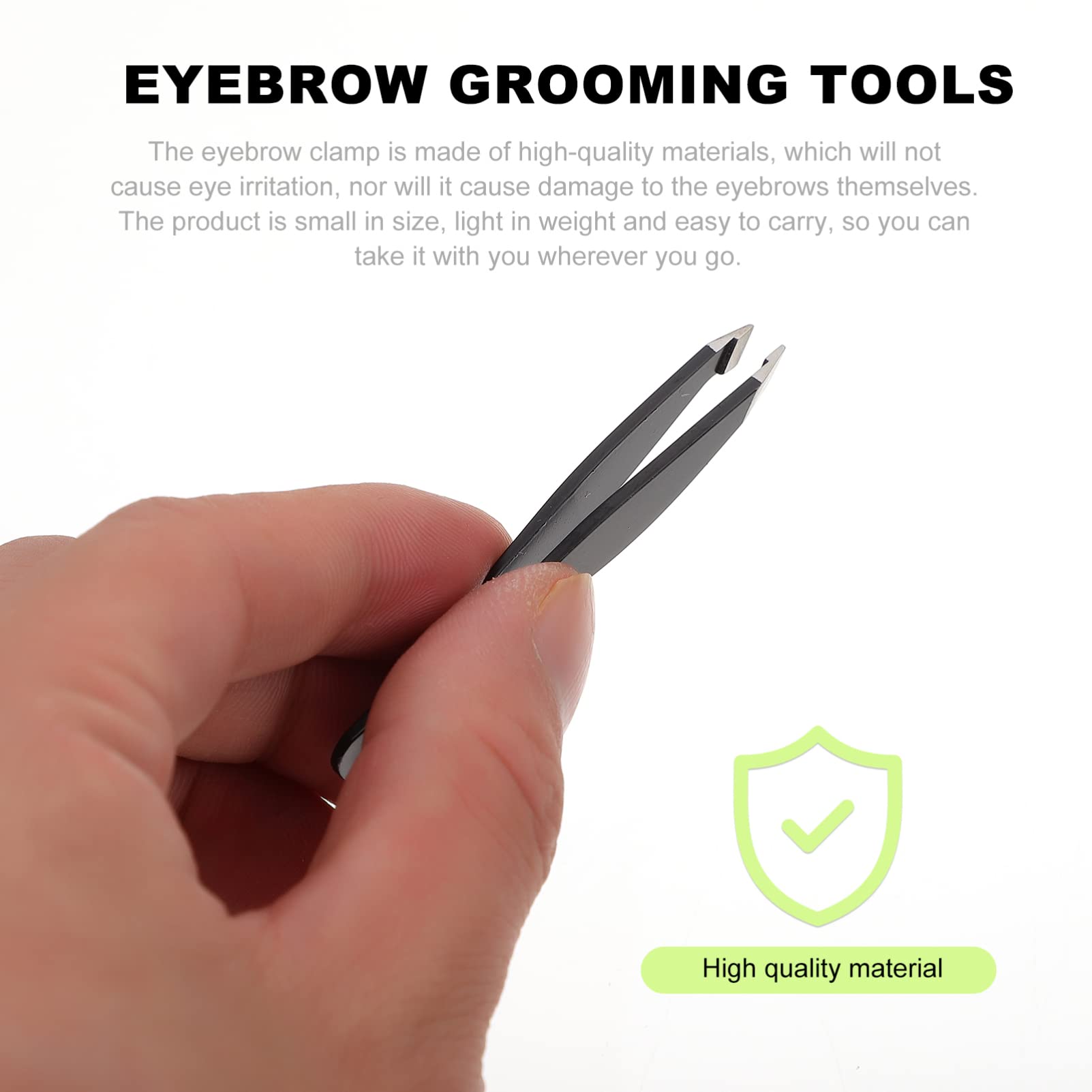POPETPOP 20pezzi Pinzette Sopracciglia Pratiche e Resistenti Strumenti Essenziali Per Makeup e Del Viso Clip Per Estensioni Ciglia e Ritocco Sopracciglia