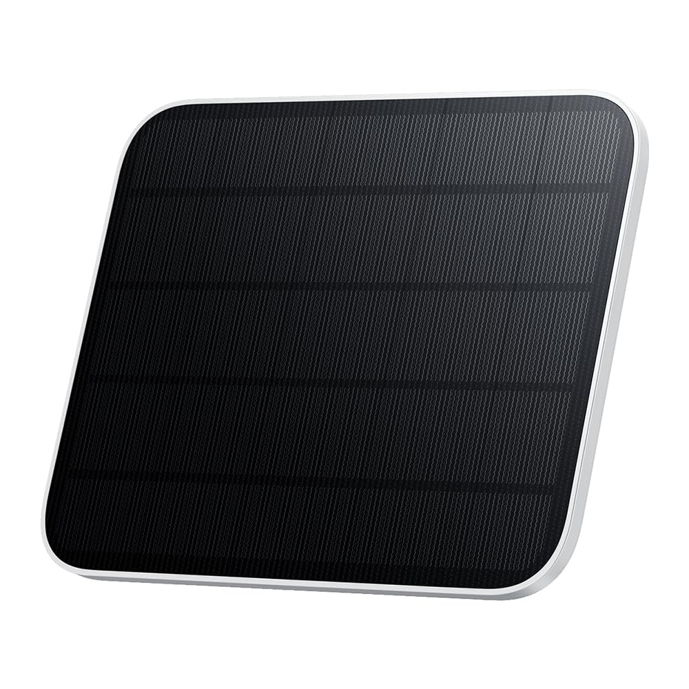 Outdoor Camera Solar Panel | High Power 5W | USB-C Port | Waterproof IP66 3M Cable White