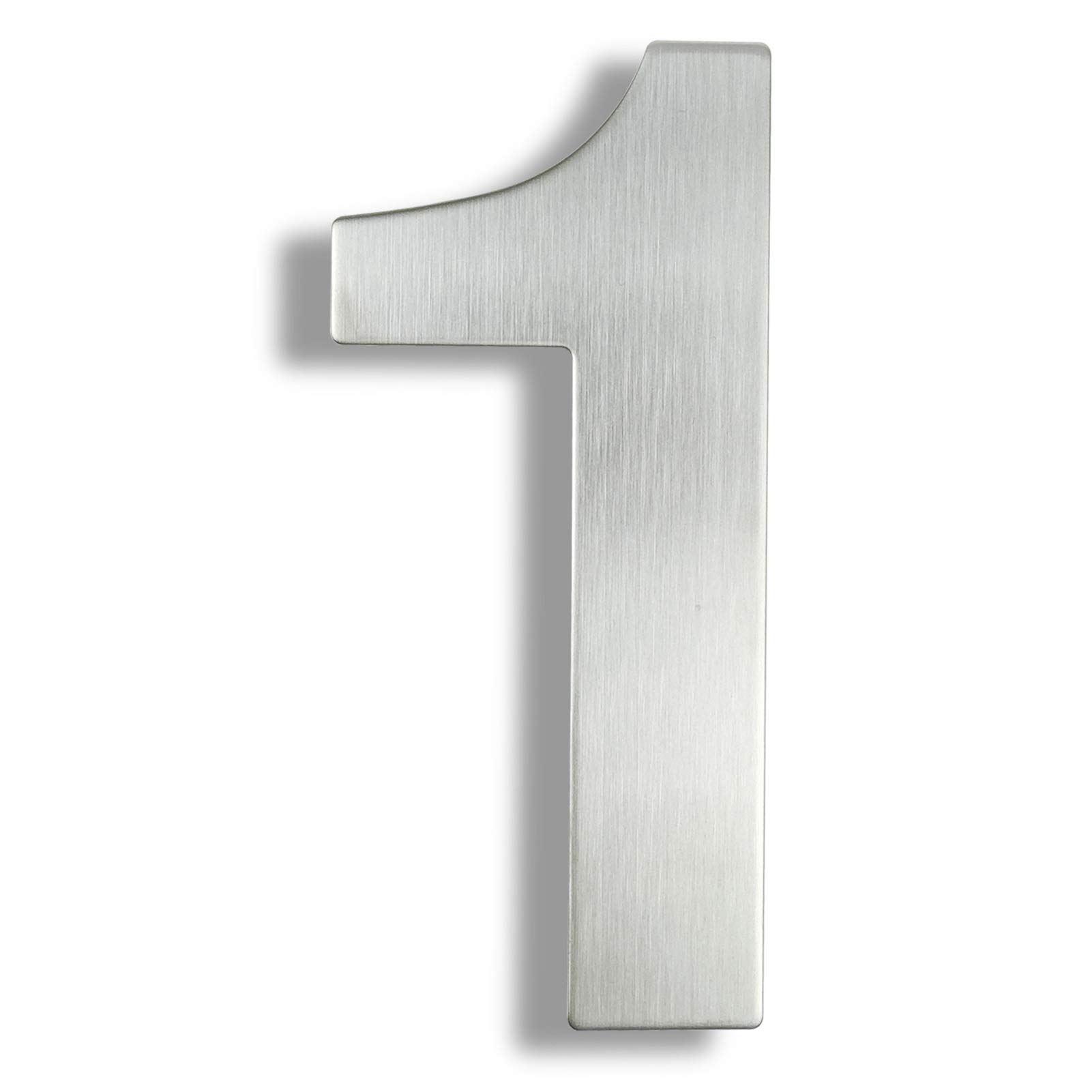 15cm 3d 0-9 Outdoor Silver 6 cali Numer drzwi i tabliczka z adresem...(1)