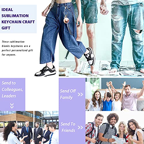 Swpeet 40Pcs Pendant Picture Frame Keyrings, Make Your Own Keyring Kit, Keychain Central Photo Frame Pendant For Kids To Assemble And Attach To Key Rings And Bags #TOP5