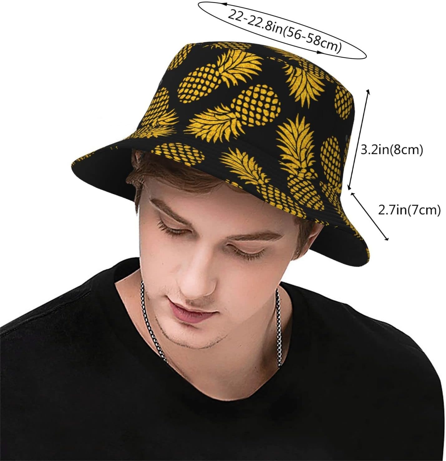 Yellow Rubber Ducks Sun Hat Packable Outdoor Fisherman Cap Summer Bucket Hat Beach for Men Women - Image 3