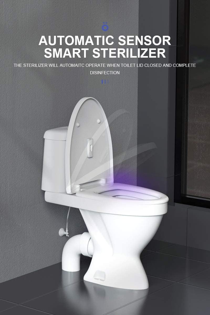 Fashome Toilet UV Light Sanitizer UVC Light Disinfector Disinfection