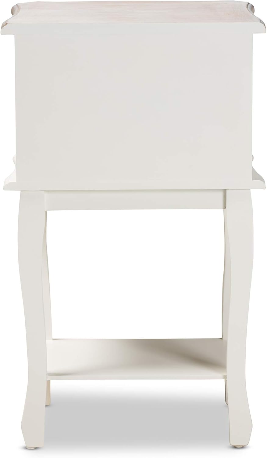 Baxton Studio Nightstands, White/Oak