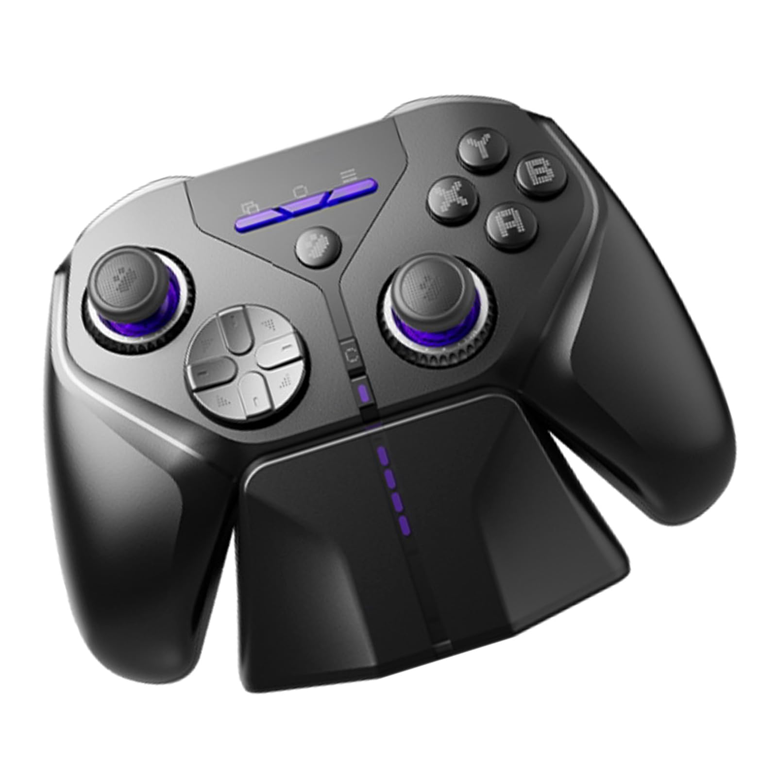 Buxuaaaa Gaming Controller mit 4096 Levels Sampling Gamepad und doppeltem Aktivierungsmodus, kabelloses Gamepad ABS für kompetitives Spielen, TMR Magnetpad