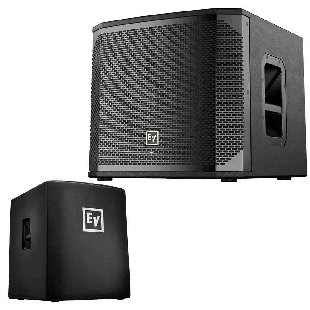 Electro-Voice ELX200-18SP 18" 1200W Powered Subwoofer Bundle ELX200-18S-CVR Padded Cover