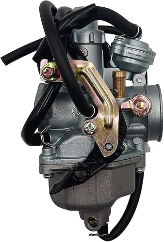 Miniatura 3 de Carburador TRX250 apto para Honda TRX 250 Recon 250 TRX250TE TRX250TM 1997-2001 2002-2007 Carb con filtro de aire y válvula de depósito de