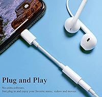 Vista 7 de Paquete de 2 [Certificado Apple MFi] Adaptadores Lightning a Jack de Auriculares de 3.5 mm, para iPhone Jack de Auriculares/Cascos de 3.5mm Aux
