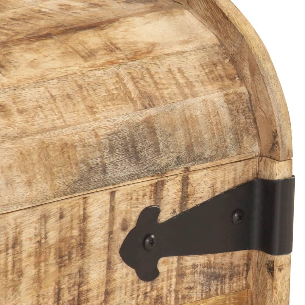 vidaXL Mangoholz Massiv Aufbewahrungsbox 2-TLG. Aufbewahrungstruhe Schatztruhe Schatzkiste Holzkiste Holztruhe Spielkiste Kiste Box Truhe