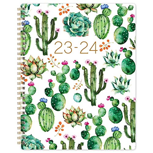 Planner 2023-2024 - Jul.2023 - Jun.2024, 2023-2024 Planner, Academic Planner 2023-2024, 2023-2024 Planner Weekly & Monthly With Tabs, 8" X 10", Flexible Cover, Thick Paper, Twin-Wire Binding, Perfect Daily Organizer #TOP4