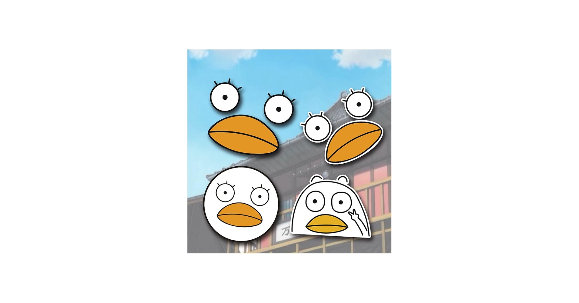 Amazon.co.jp: 銀魂 車ステッカー エリザベス 車貼る 車用 自転車